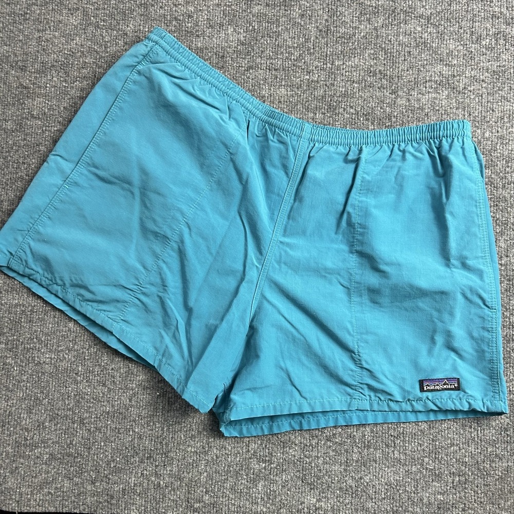 Vintage Patagonia Swim Shorts Mens Large Blue Trunks Mesh Lined USA Quick Dry